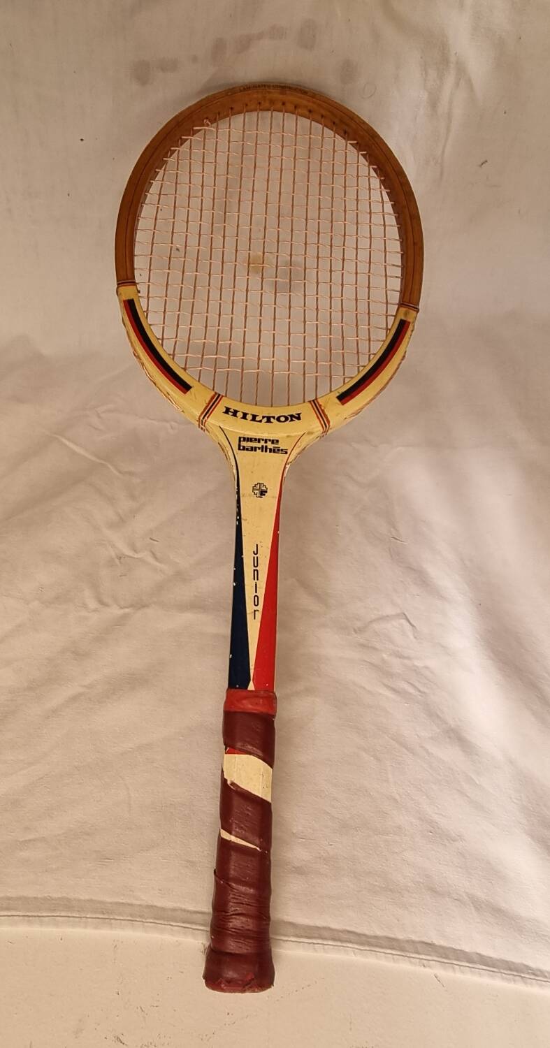 Vintage Hilton Pierre Barthes tennis racket