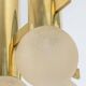 Sciolari chandelier in brass, Italy, 1960s.