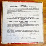 6 vintage pimpernel new taupe coasters