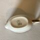Villeroy and Boch gravy boat, 1950s, cream and gold
