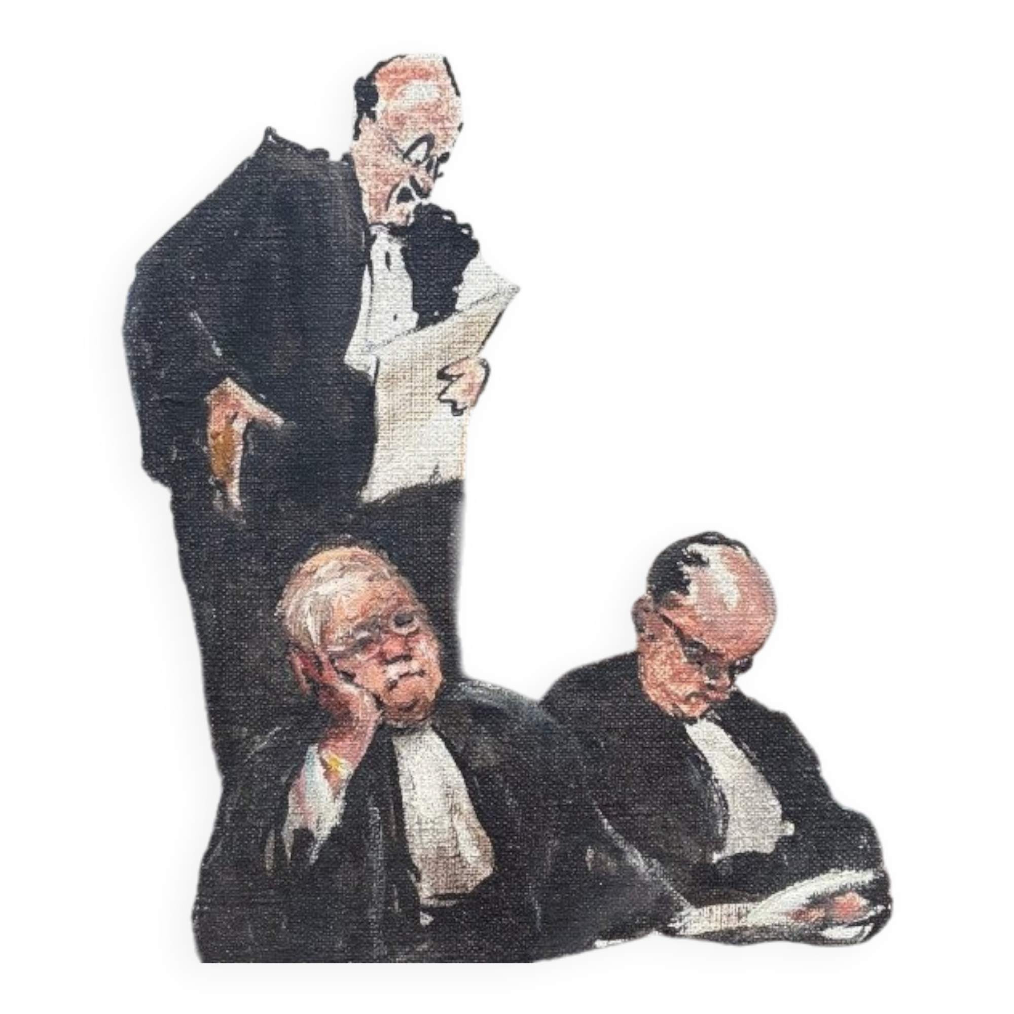 Jules René Hervé (1887-1981) - The Lawyers