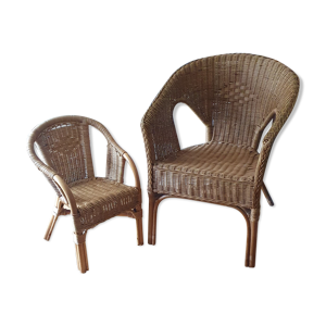fauteuils en rotin