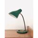 Lampe vert et or des années 50