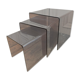Table gigogne plexi