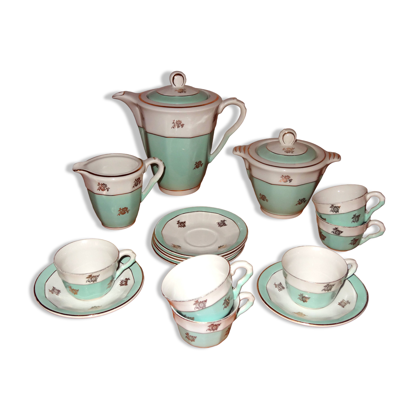 Coffee service Moulin des Loups model "Emeraude"