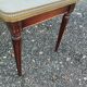 Table basse ancienne style louis xvi avec plateau marbre