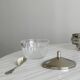 Saucières, serviteur en métal argenté et verre ciselé