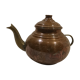 Copper and old brass theiere