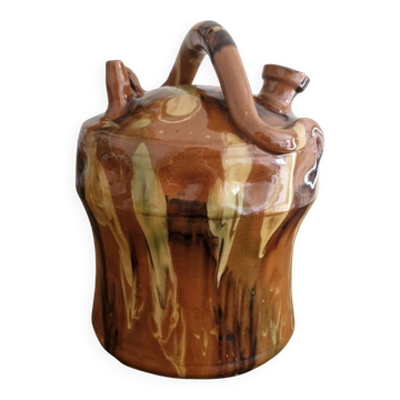 Gargoulette à décor jaspé