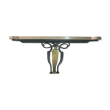 Wrought iron wall console