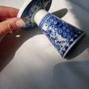 Bougeoir bleu blanc, Sphinx Royal Maastricht