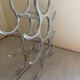 Cast aluminum bottle holder, Mickael NOLL