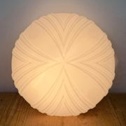 Vintage Wall Or Ceiling Light with Milk Glass, 1970s
