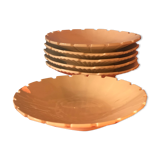 6 white Seletti/Diesel plates