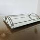 Antique French chrome-plated brass mirror tray, Art Deco style, 1920s-30s