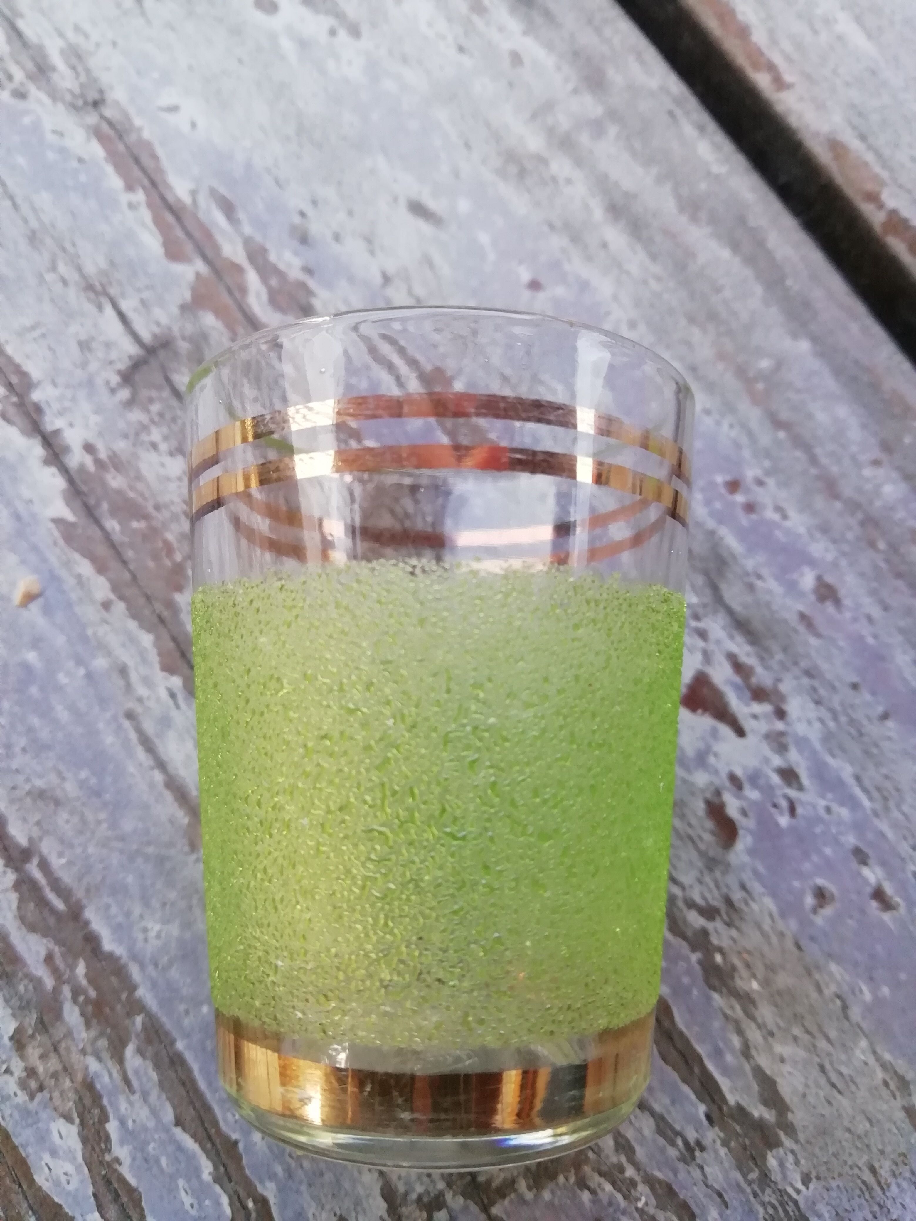 Granite liqueur glasses