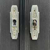 Parisian art deco buffet in solid walnut 1930