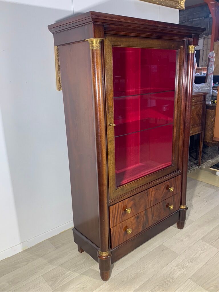 Showcase style empire mahogany