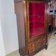 Vitrine style empire acajou