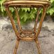 Table d’appoint en rotin des années 50´s France