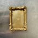 Antique art nouveau gilded wooden frame  11.5 cm x 8.5 cm convex glass