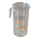 Carafe/pichet en verre vintage