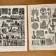 Reserved Mona - Set of 2 illustrated plates on 20th century India