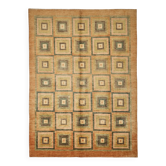 Tapis Oushak en laine noué à la main turc 275 cm x 379 cm