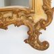 Timeless decorative rococo style gilted mirror in resin, Belgium 1950s