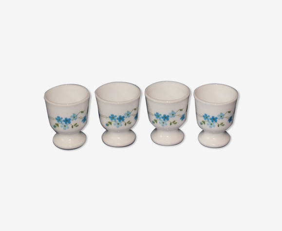 Set de 4 coquetiers Arcopal myosotis