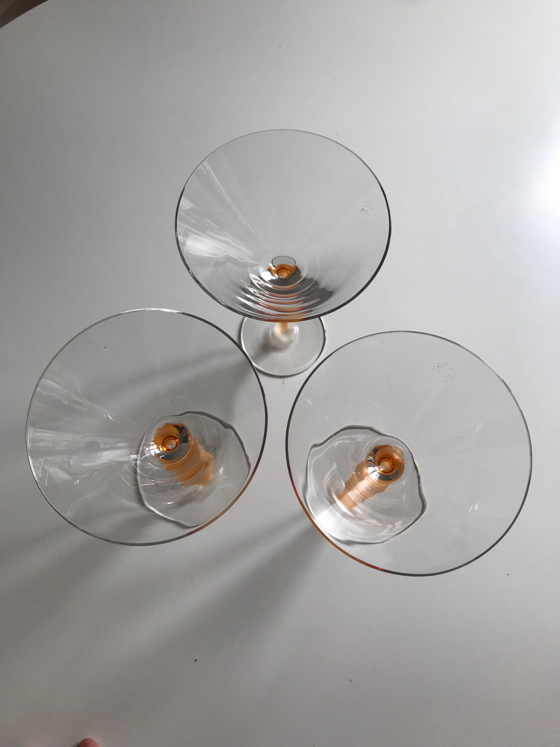3 cocktail cups