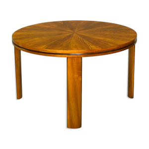 Table en noyer art Déco