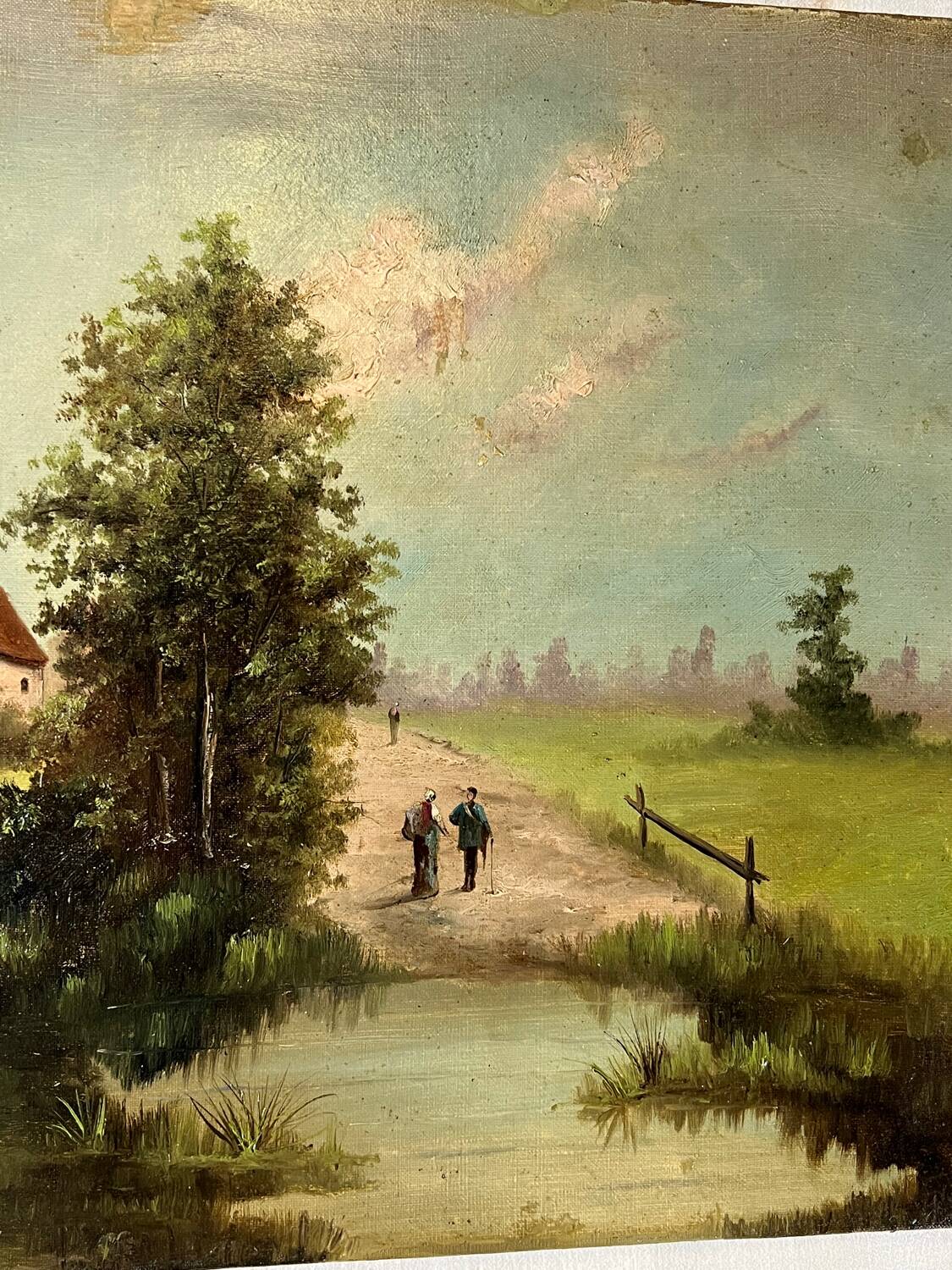 Pair of oils on canvas