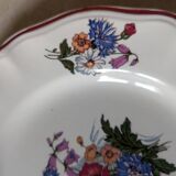 Two Sarreguemines Agreste dinner plates