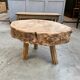 Set de 3 tables basses brutalistes