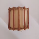 Pair of bamboo sconces
