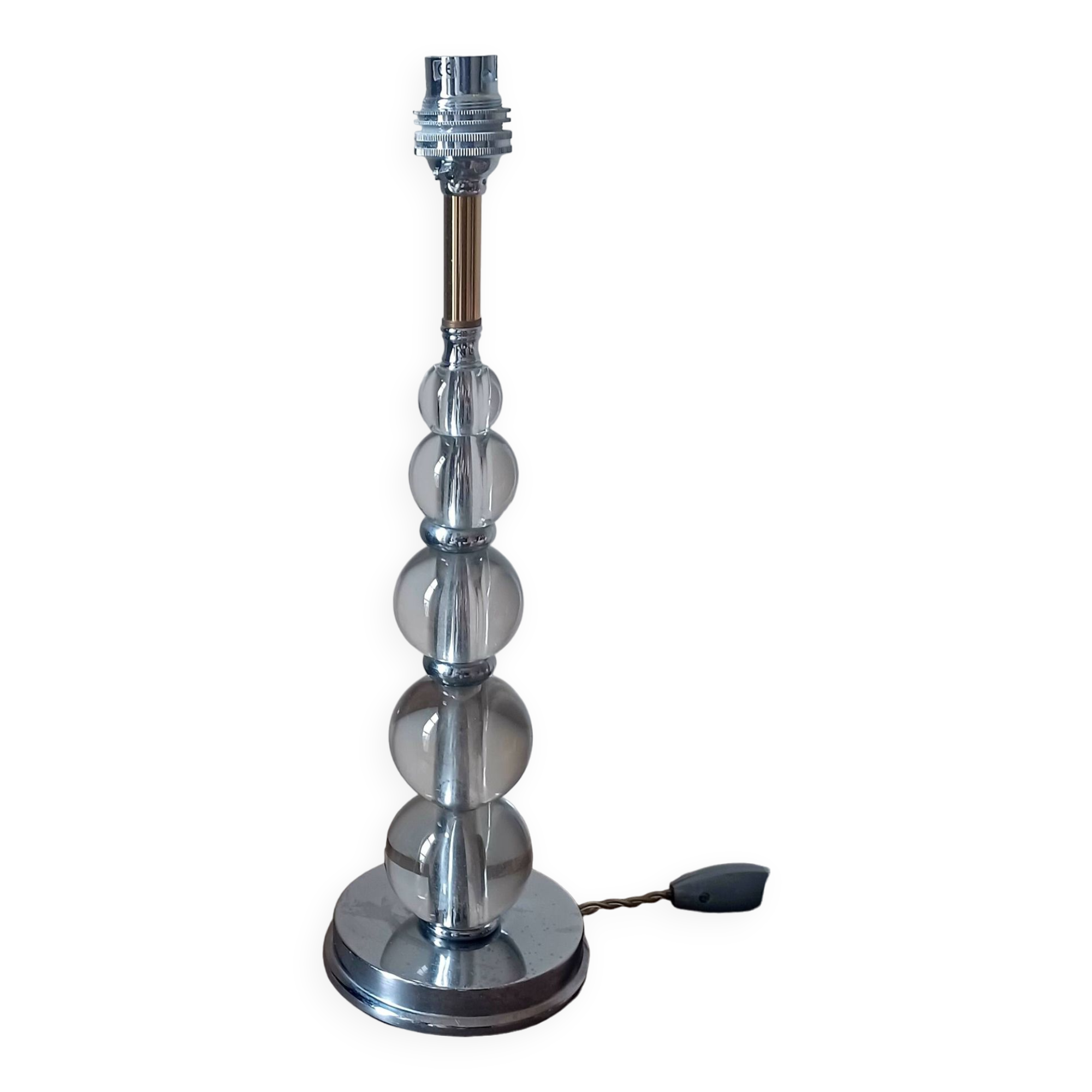 Glass ball lamp. Modernist