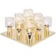 Large glass ice chandelier from Murano by Kalmar, Austria, 1960s.