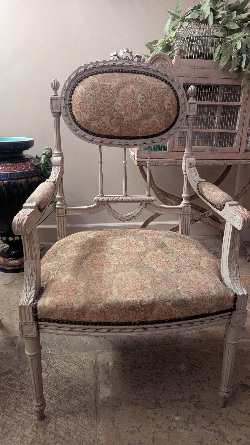 Pair of Louis XVI armchairs