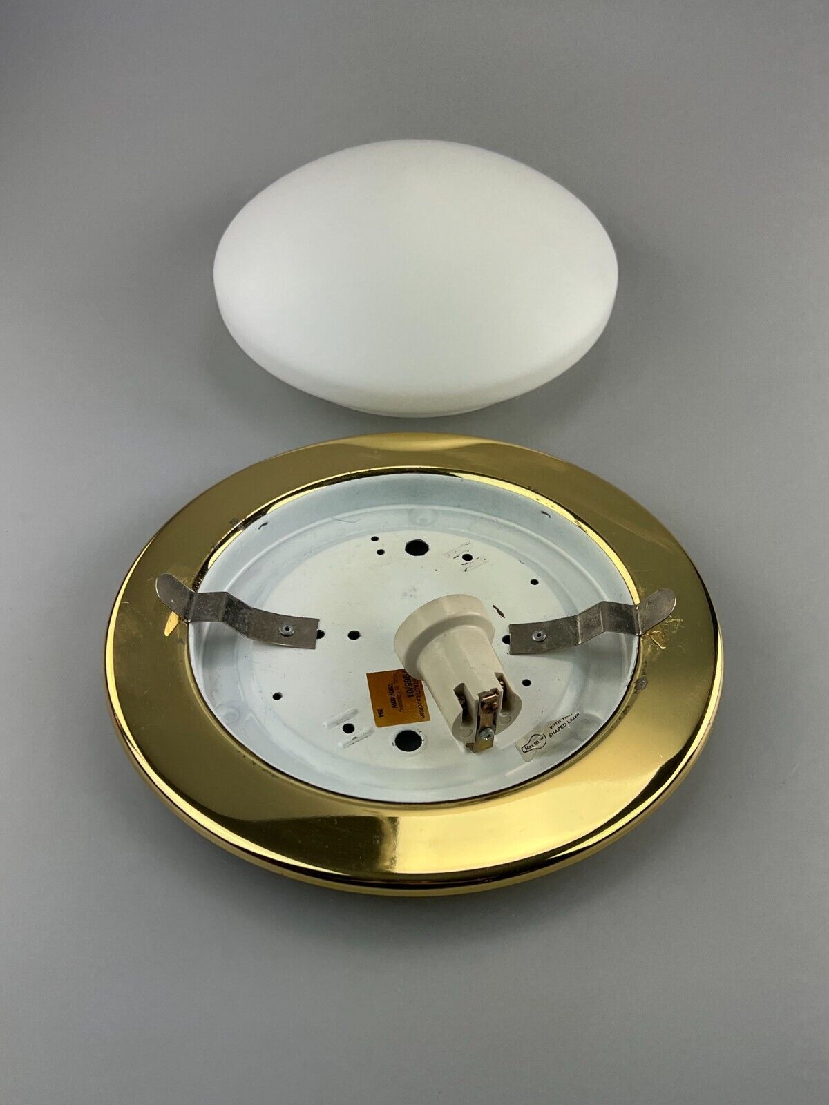 60s 70s Hustadt Leuchten Plafoniere ceiling lamp glass space age design