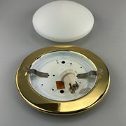 60s 70s Hustadt Leuchten Plafoniere ceiling lamp glass space age design