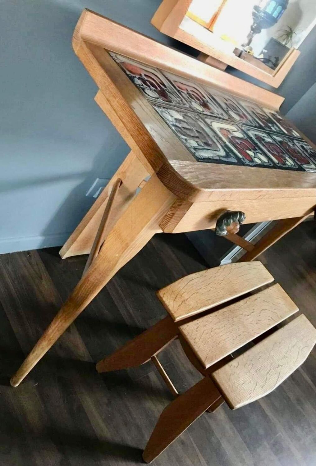 Dressing table and seat by Robert Guillerme and Jacques Chambron, Vos Maison brand