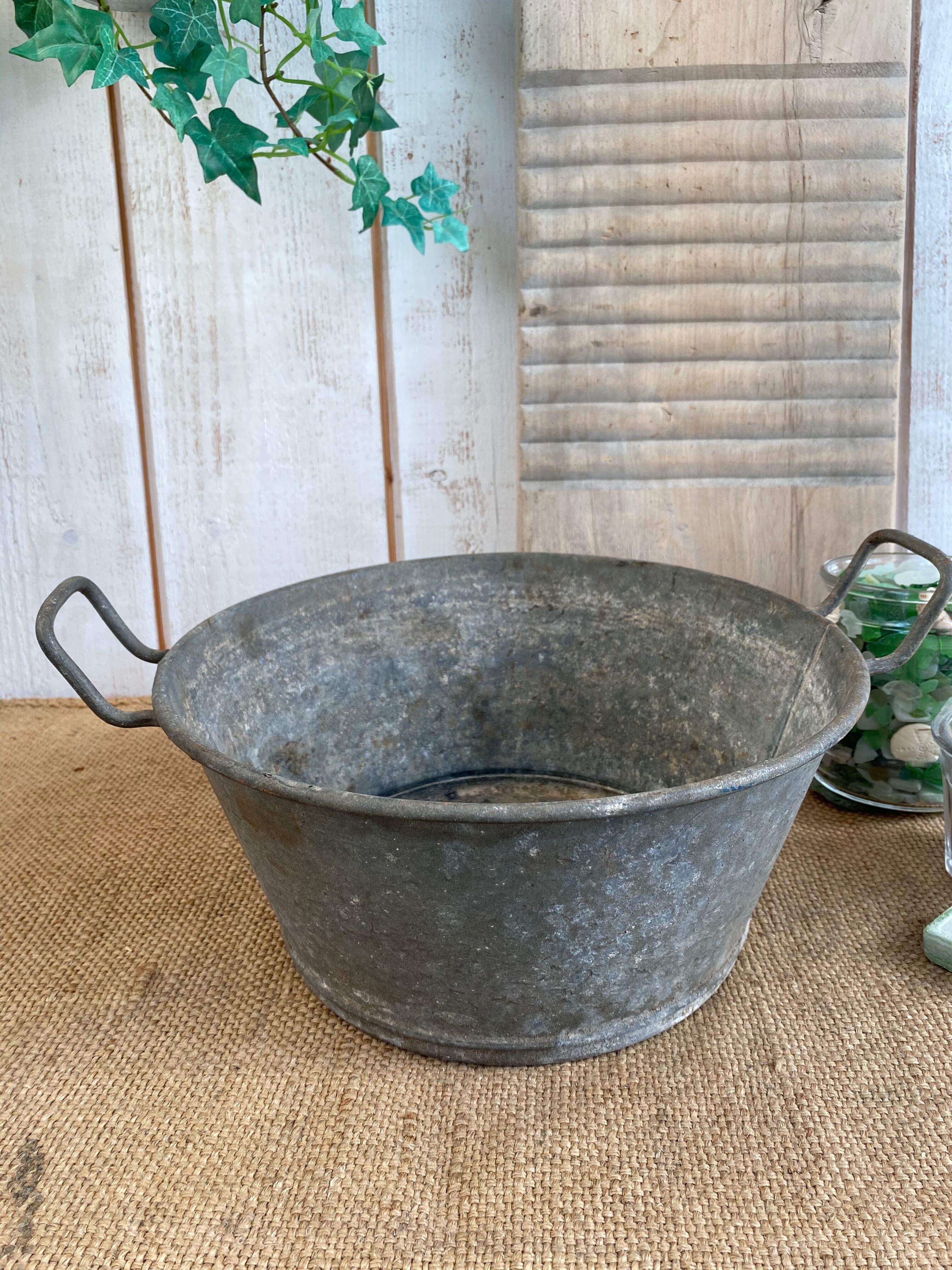 Bassine en zinc