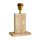 Pied de lampe de table en travertin