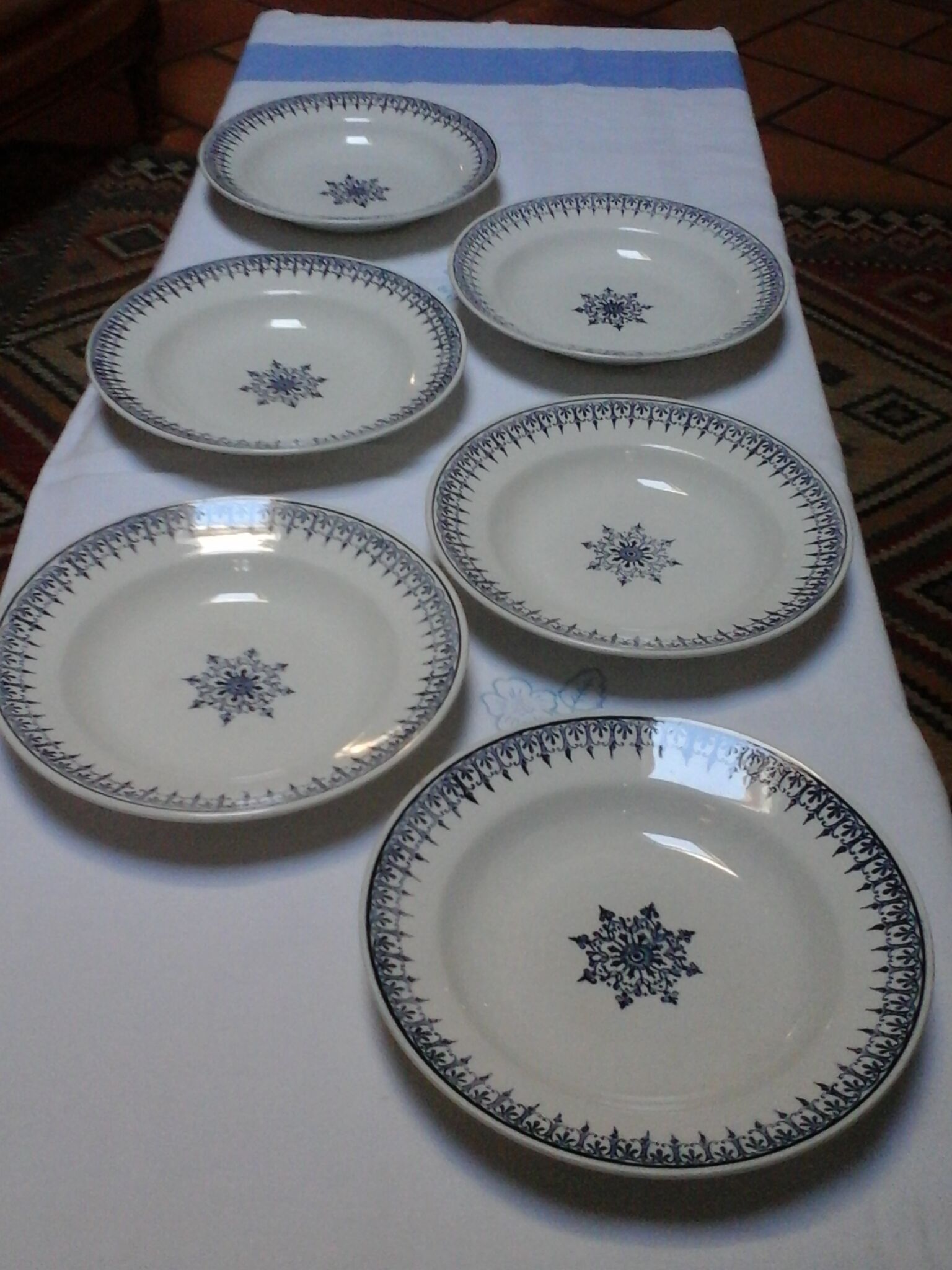 Lot de 6 assiettes creuses Primax