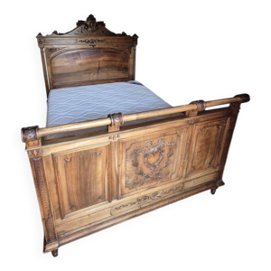 lit double ancien en