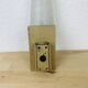 Scandinavian opaline teak wall light from the 60s
