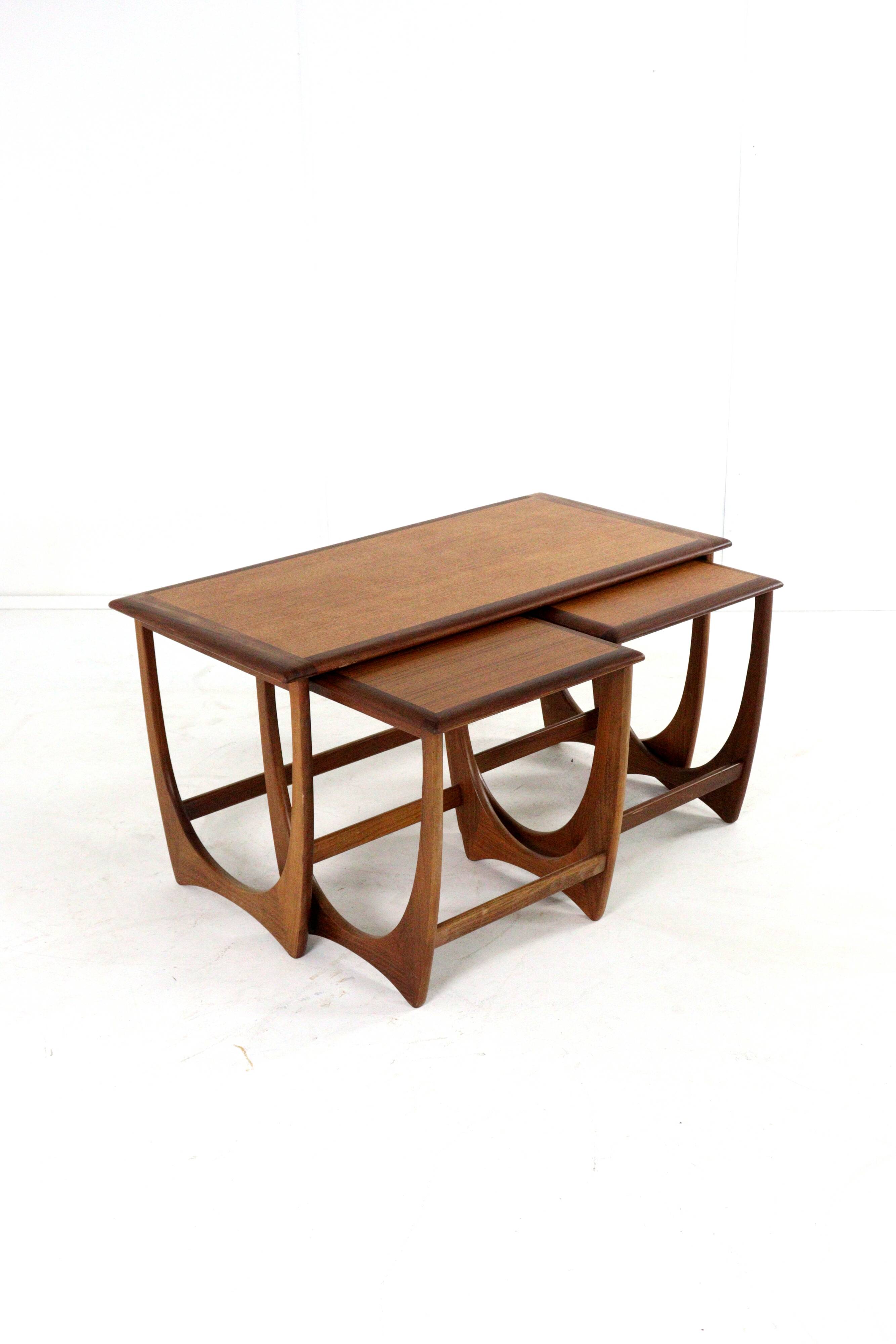 G-Plan coffee table with nesting tables - mid century modern