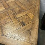 Oak and walnut table