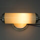 Art deco or bauhaus nickel-plated wall lamp, 1930